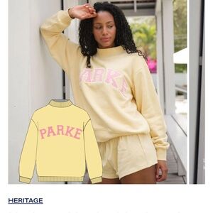 Yellow 'PARKE' Sweatshirt